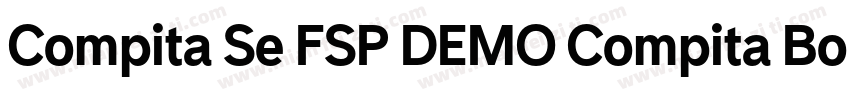 Compita Se FSP DEMO Compita BoldmiB字体转换